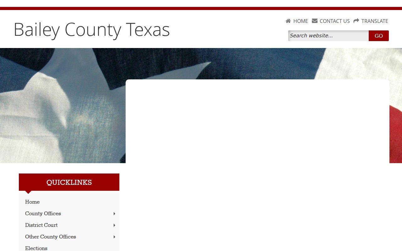 Bailey County warrant records reference, courthouse address and public hours